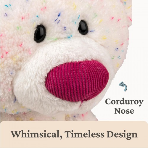 Gund Toothpick Bear 15" Plush Toy - Confetti | 1 year+| Baby Soft Toy | Stuffed Toy